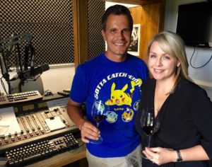 Keswick Winemaker Stephen Barnard and Crystal Cameron Schaad 